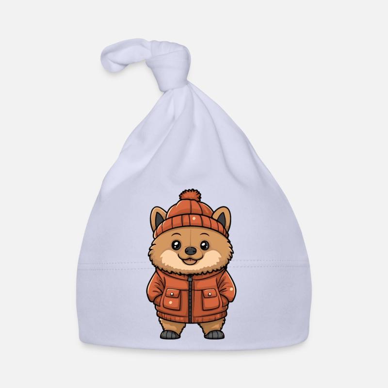 Chow Chow Chien élégant Bonnet bio Bébé