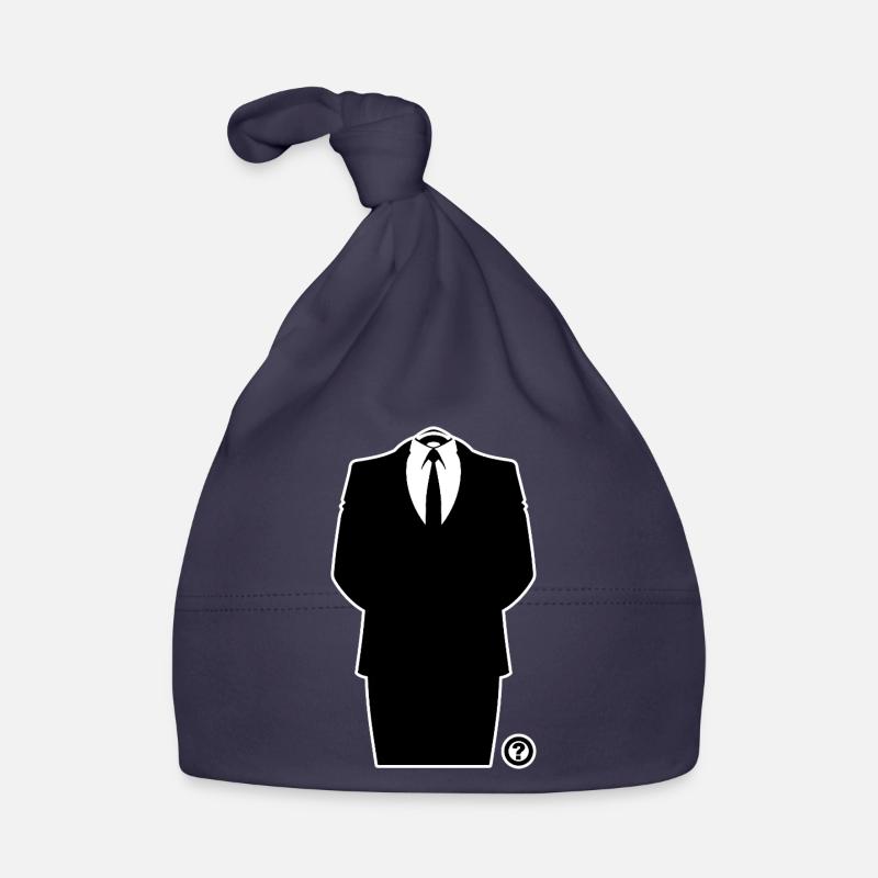 Anon Suit – Anonymous Hacker Collective Statement Organic Baby Cap