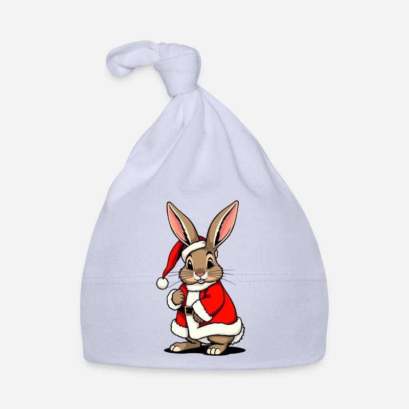 Lapin comme Père Noël à Noël Bonnet bio Bébé