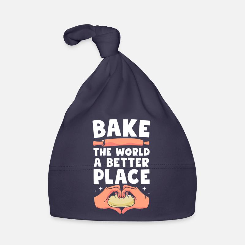 Bäcker Bäckerin Backen Baby Bio-Mütze