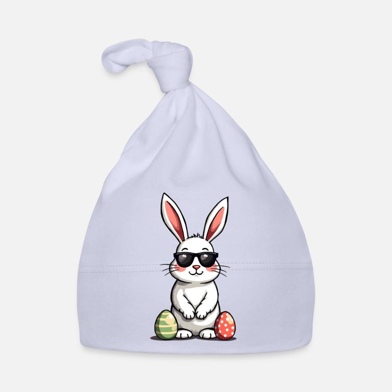 Lapin de Pâques cool Bonnet bio Bébé