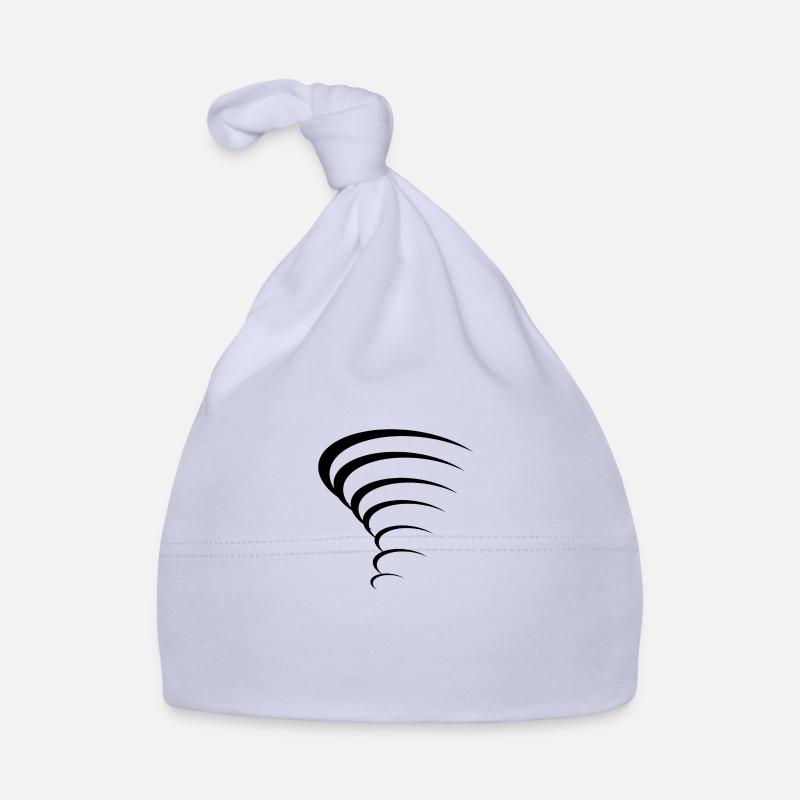 Tornado design - Organic Baby Cap - sky