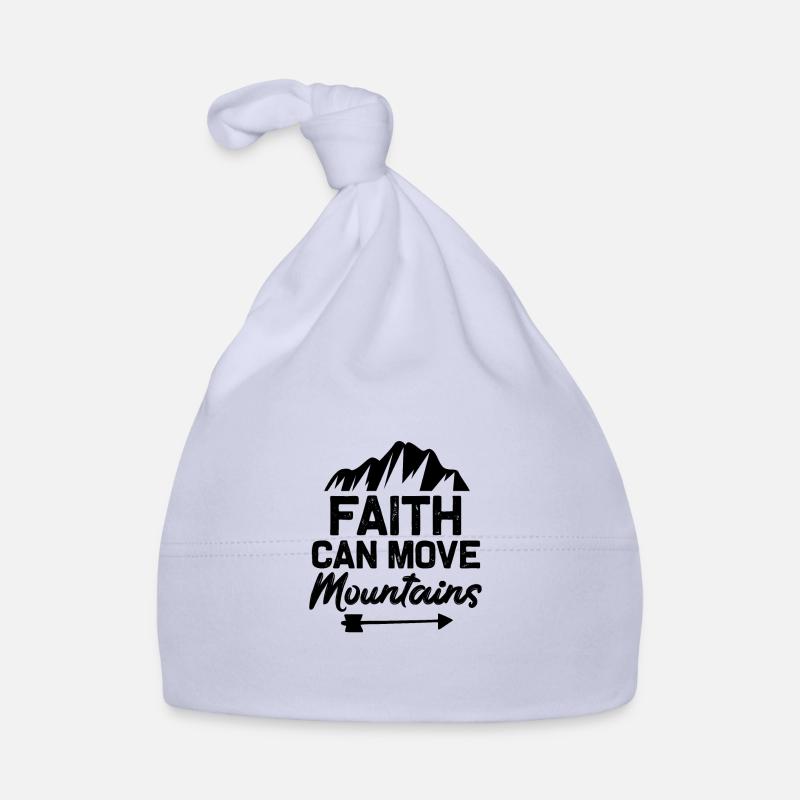 la foi a changé les montagnes Bonnet bio Bébé