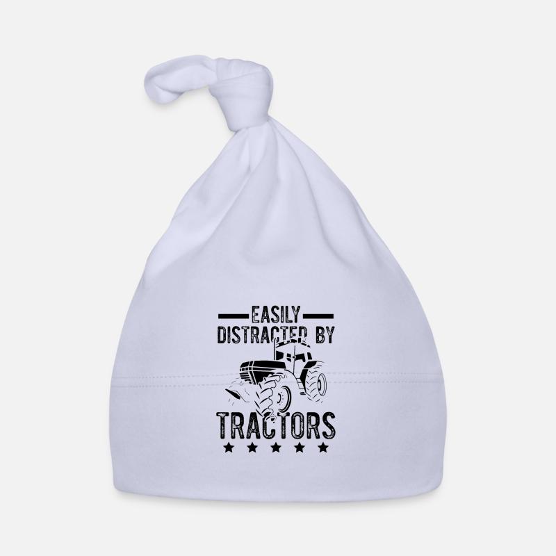 tractor farmer Organic Baby Cap