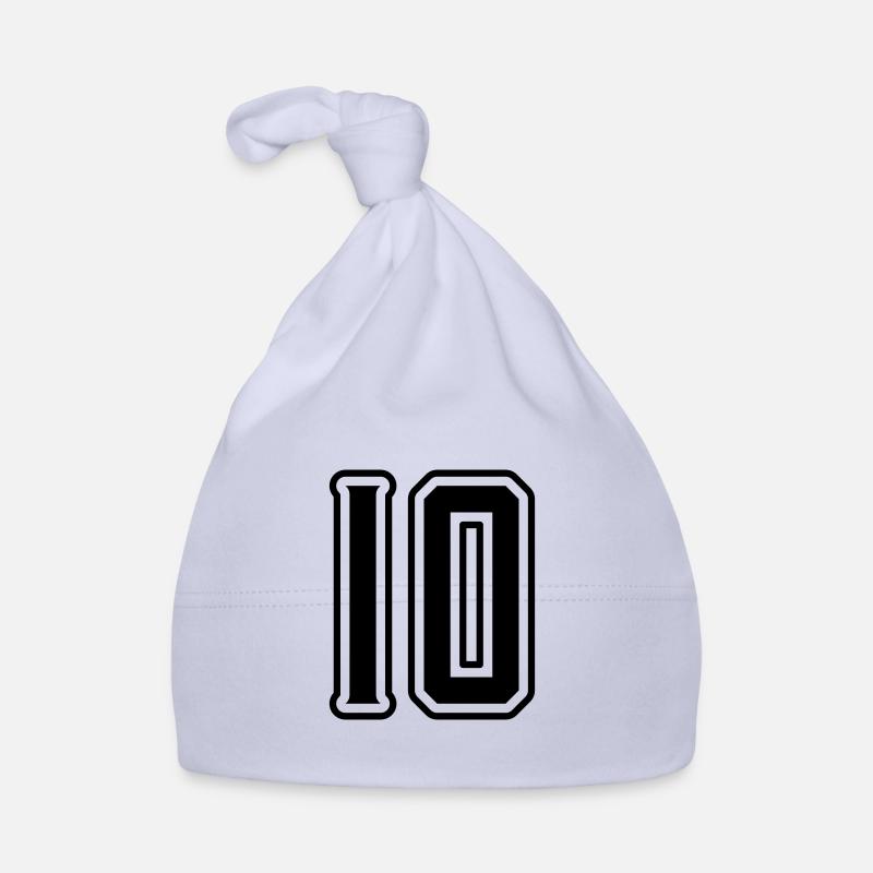 Symbole de 10 chiffres Bonnet bio Bébé