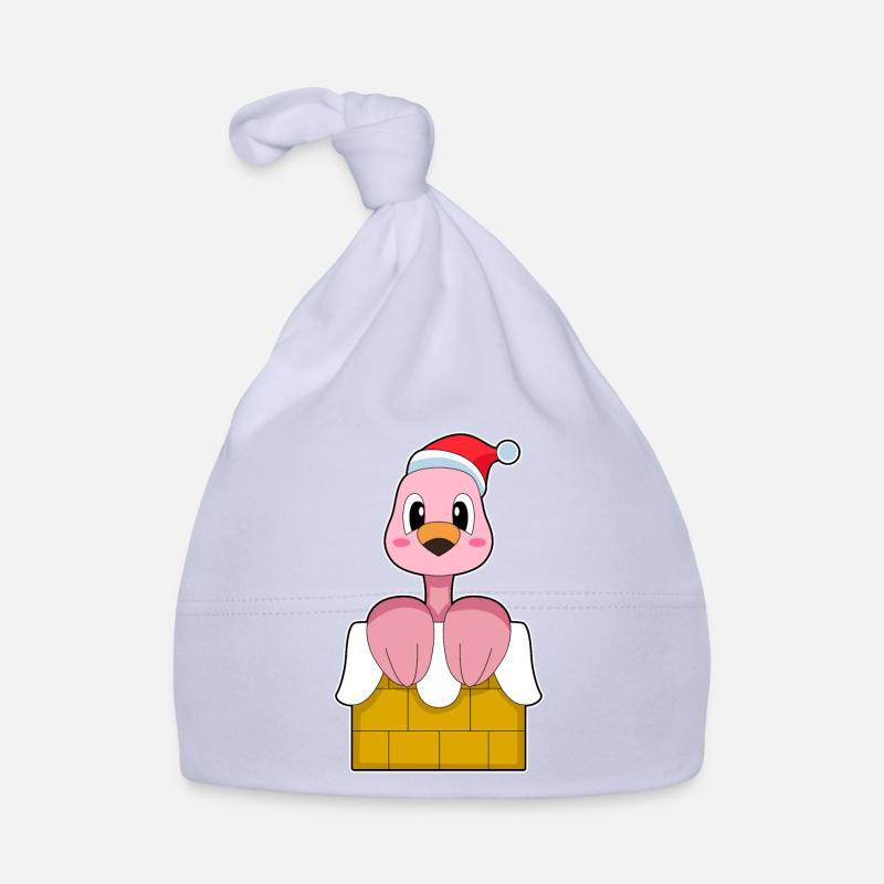 Mur de pierre de Noël flamant rose Bonnet bio Bébé