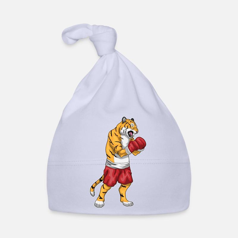 Gants de boxe Tiger Boxer Boxing - Bonnet bio Bébé - ciel