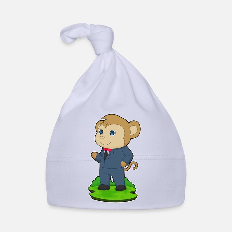 Affe Bräutigam Anzug Hochzeit Baby Bio-Mütze