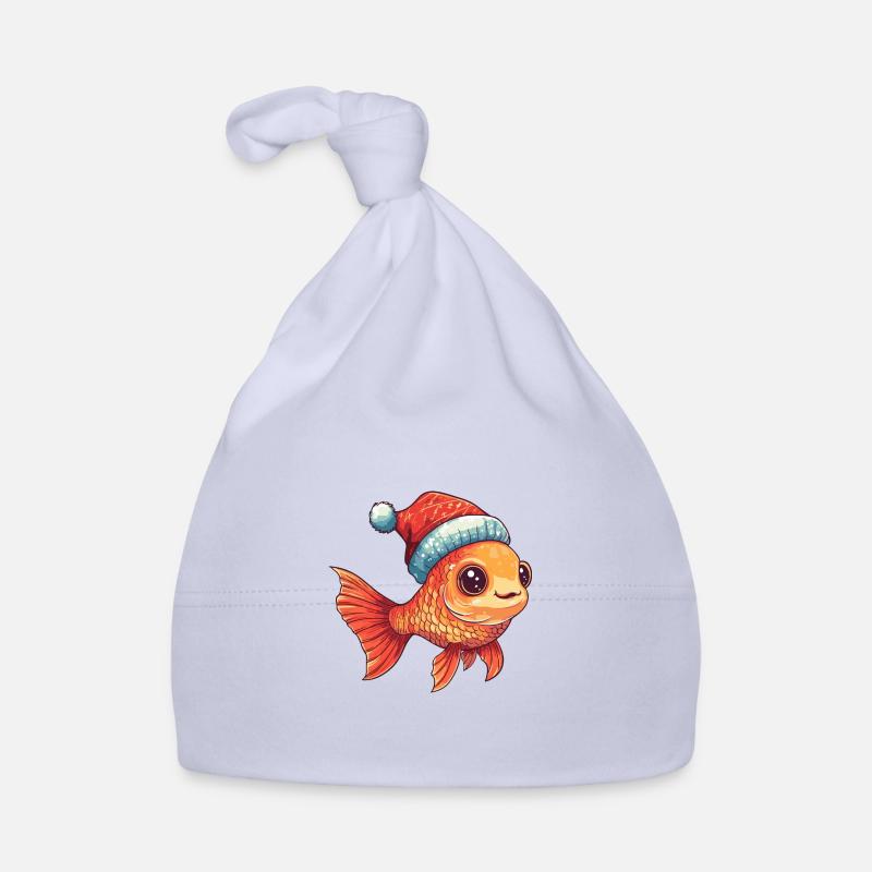 Bande dessinée de Noël Goldfish Bonnet bio Bébé