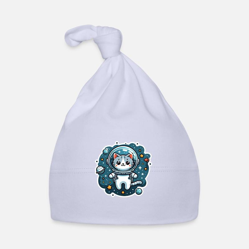 Petit chat mignon comme astronaute astronaute Bonnet bio Bébé