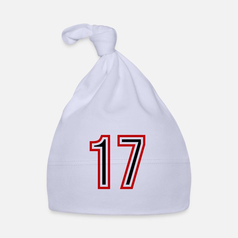 17 Number Years Jersey Organic Baby Cap