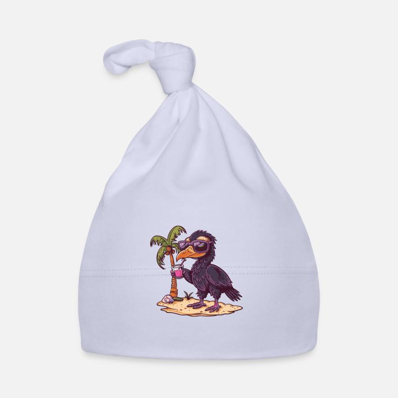 Harpie oiseau d’été plage bande dessinée Bonnet bio Bébé