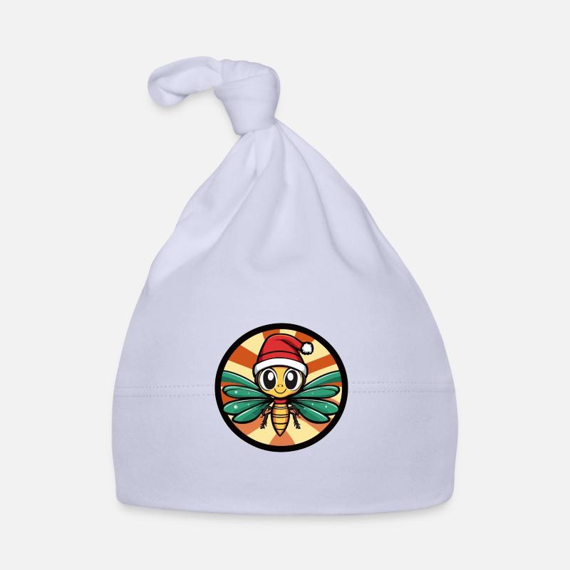 Libellule Noël Bonnet bio Bébé