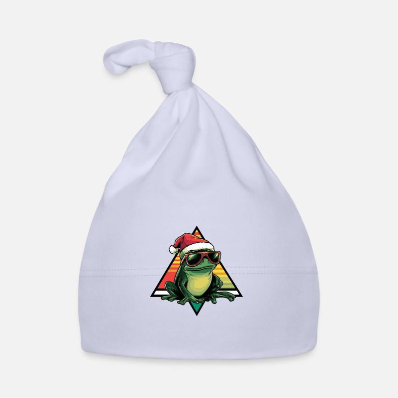 Grenouille Noël Cool Bonnet bio Bébé