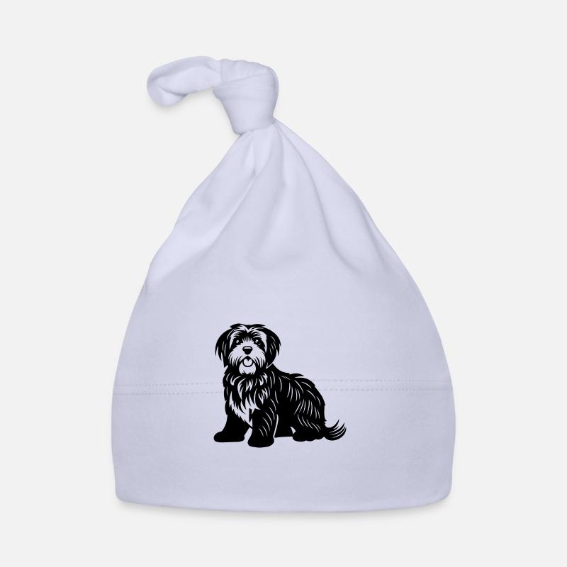 Havanese Hund Symbol Baby Bio-Mütze