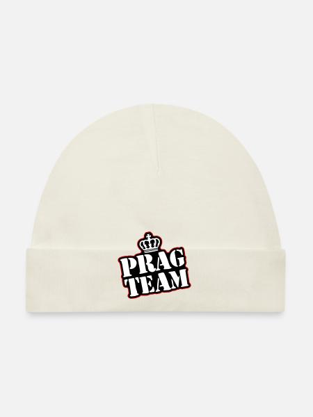 Prague Team - Organic Baby Cap - sky - Front
