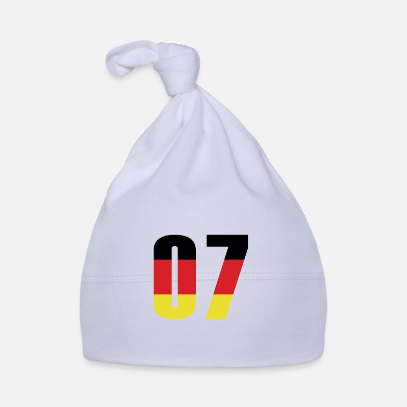 7 Number Germany Jersey Organic Baby Cap