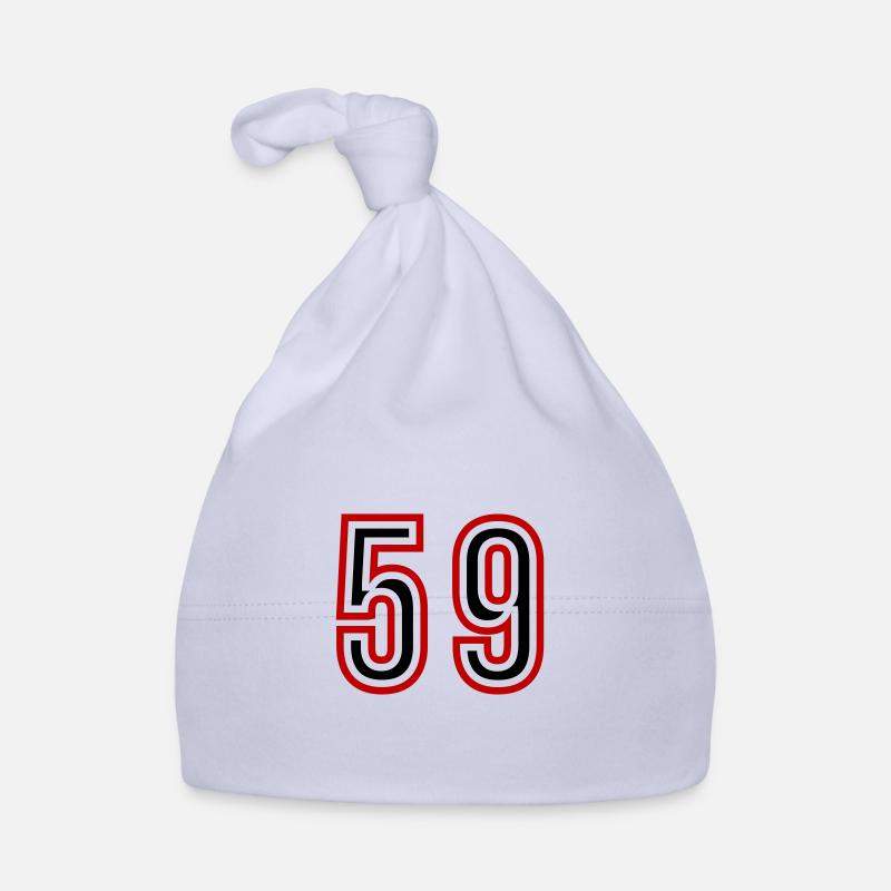 59 Number Years Jersey Organic Baby Cap