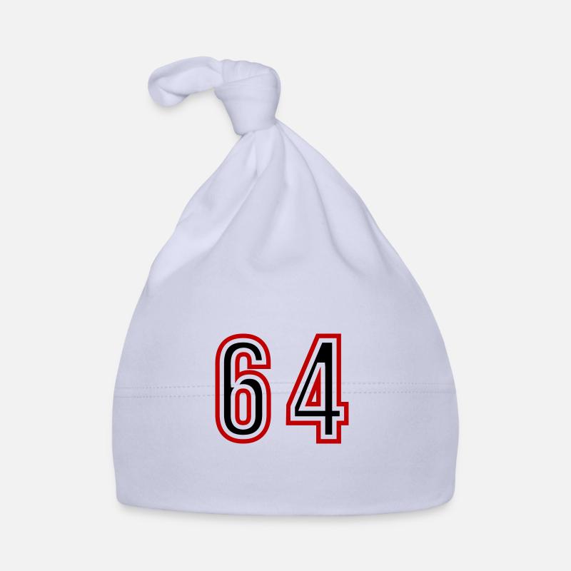 64 Number Years Jersey Organic Baby Cap