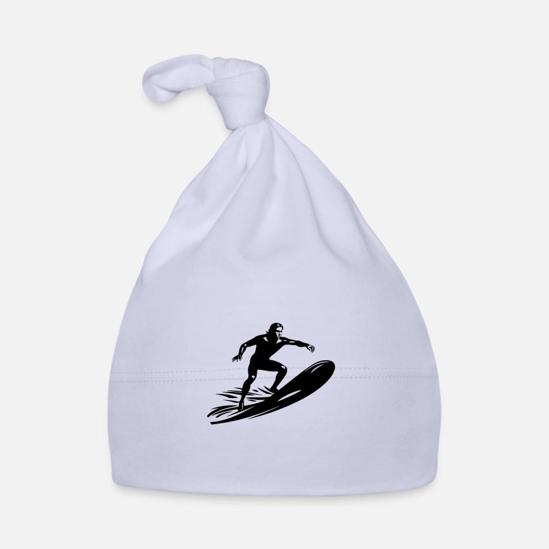 Silhouette de sport de surfeur Bonnet bio Bébé