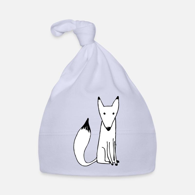 Weißfuchs Isatis - Baby Bio-Mütze - Sky