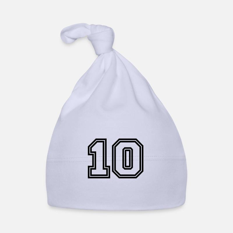 Symbole de 10 chiffres Bonnet bio Bébé