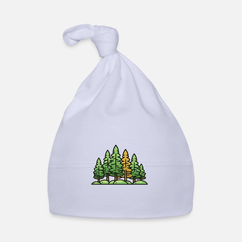 Forest Landscape Trees Nature Organic Baby Cap