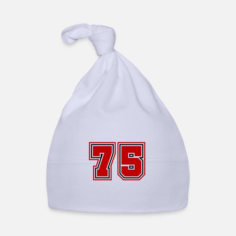 Symbole numérique 75 Bonnet bio Bébé