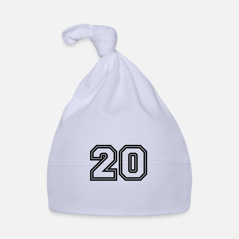 20 number symbol Organic Baby Cap