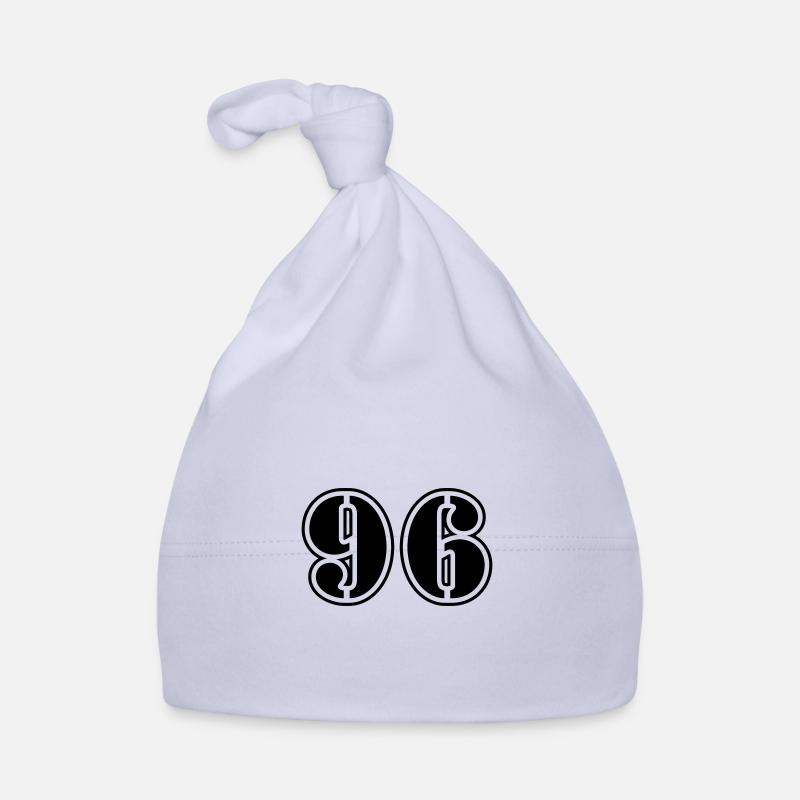 96 number symbol Organic Baby Cap