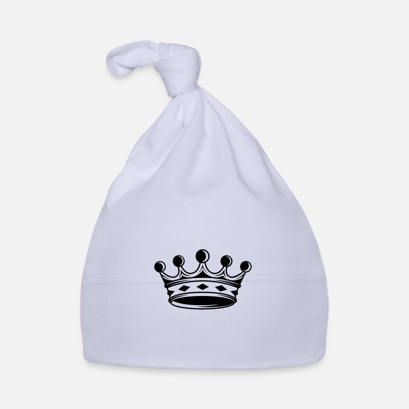 Icône Silhouette de couronne - Bonnet bio Bébé - ciel