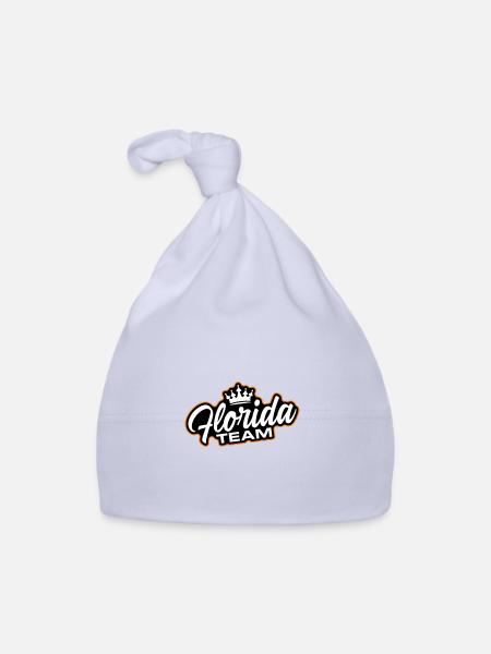 Équipe de Floride - Bonnet bio Bébé - ciel - Devant