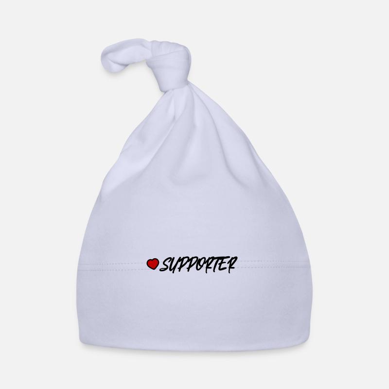 Cœur de supporter Bonnet bio Bébé