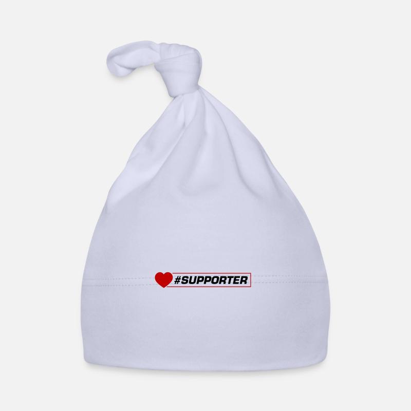 Cœur de supporter Bonnet bio Bébé