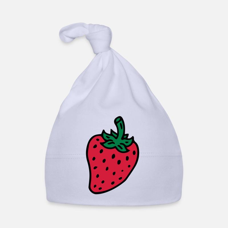 Erdbeere Strawberry Beere Baby Bio-Mütze