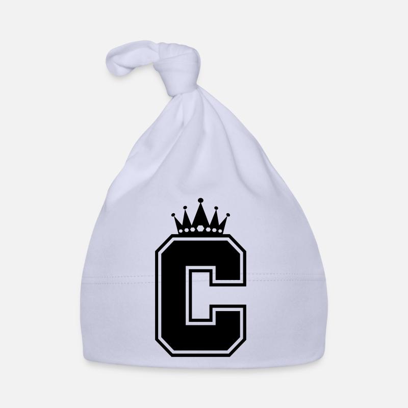 buchstabe C Krone Baby Bio-Mütze