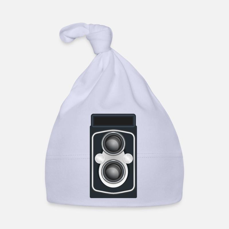 Twin Lens Reflex Camera Clean Organic Baby Cap