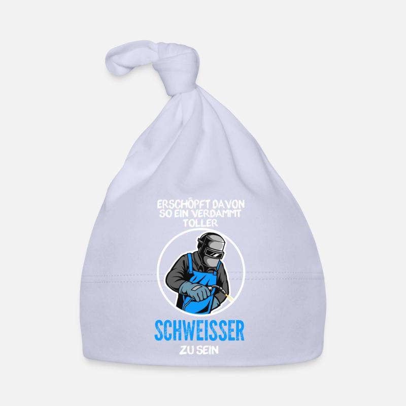 Schweißer Beruf Handwerker Geschenk Baby Bio-Mütze