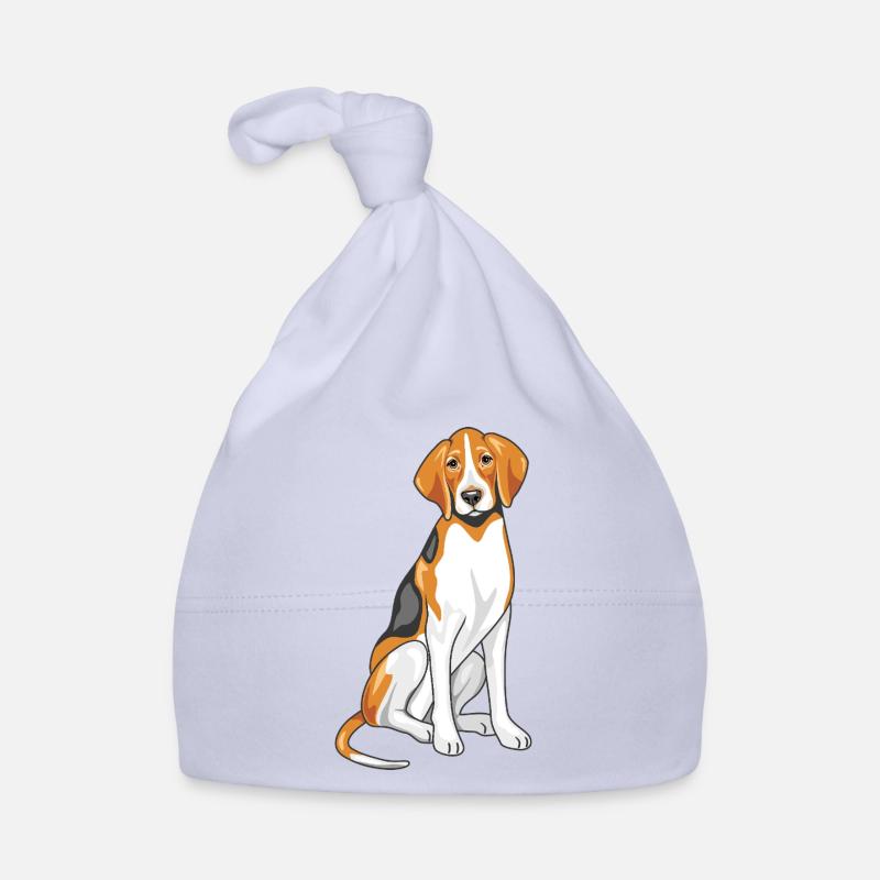 Foxhound seduto Cappellino ecologico per neonato