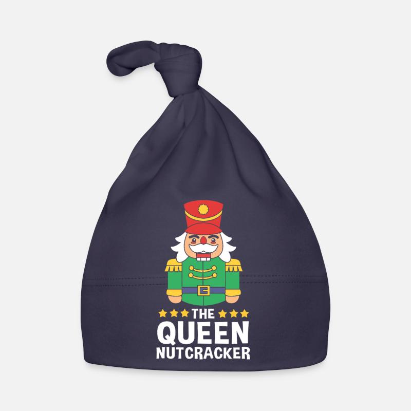 Christmas Nutcracker Queen Organic Baby Cap