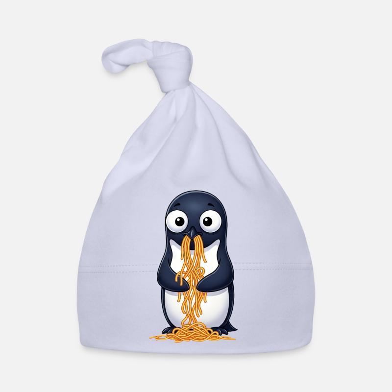 Cute Penguin Spaghetti Clumsy Cartoon Organic Baby Cap