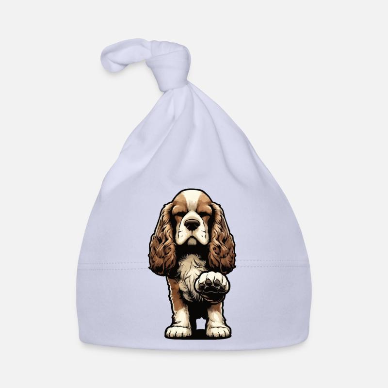 Cocker Spaniel Cockerhund Cocker Spaniel Besitzer Baby Bio-Mütze