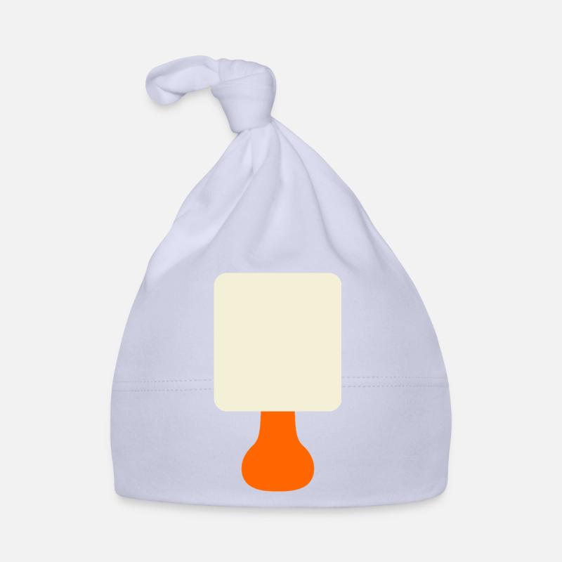Orange Lamp Minimalist Glow Baby Bio-Mütze