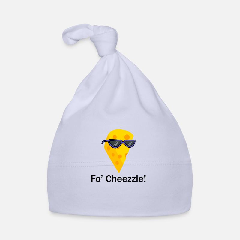 Cheezzle mangeant du fromage, dicton amusant, Bonnet bio Bébé