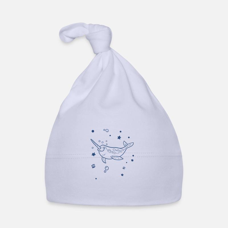 Wal - whale Baby Bio-Mütze