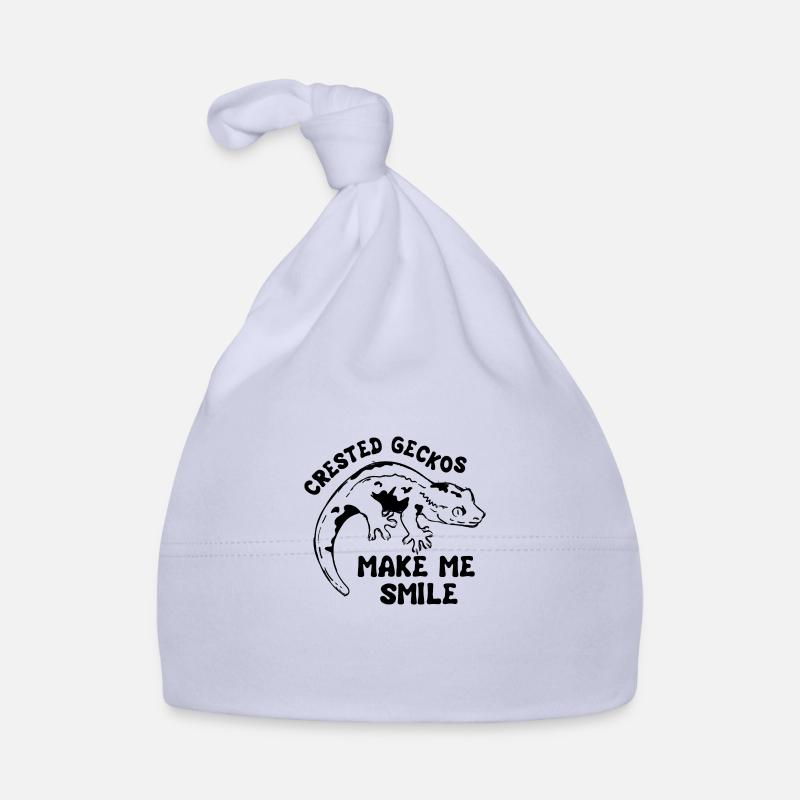 Ironischer Spruch „Crested Geckos“ Baby Bio-Mütze
