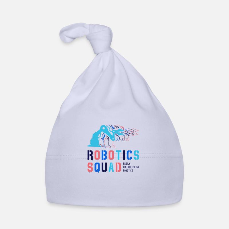 Robotics Squad Mechanic Engineer Student Robot Organic Baby Cap