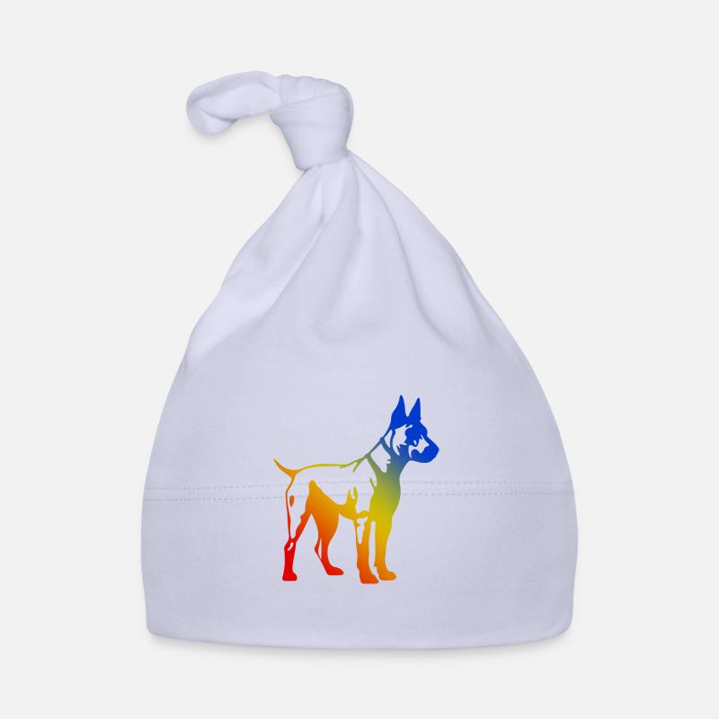 Bull Terrier Chien Multicolore Bonnet bio Bébé
