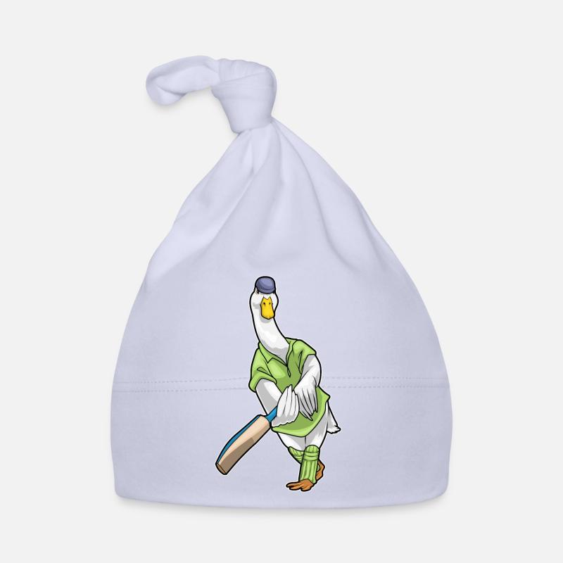 Canard Cricket Batte de cricket Bonnet bio Bébé