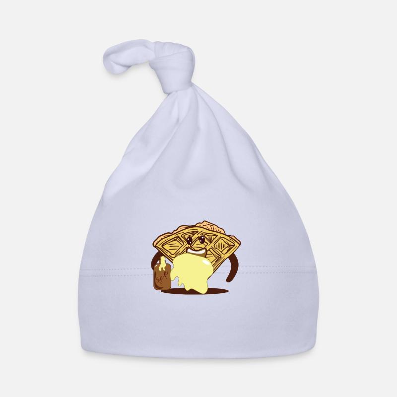 Gaufre trempée dans du sirop Ironic Waffle Fan Bonnet bio Bébé